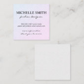 Windpatroon Vierkante Visitekaartje (Voorkant / Achterkant)