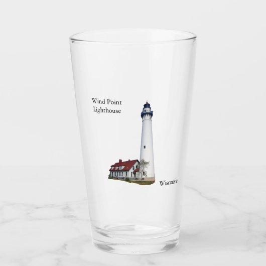 Windpunt Vuurtorenglas Glas (Voorkant)