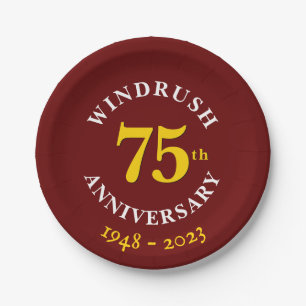 Windrush Generation 75th Jubileum Papieren Bordje