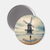 Winds of Change Blow dus Bouw een windmolen Magneet (Voorkant / Achterkant)