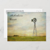 "Winds of Change" Saskatchewan Canada Briefkaart (Voorkant / Achterkant)