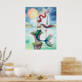 Winds of Ireland Fantasy Mermaid Art Poster (Keuken)