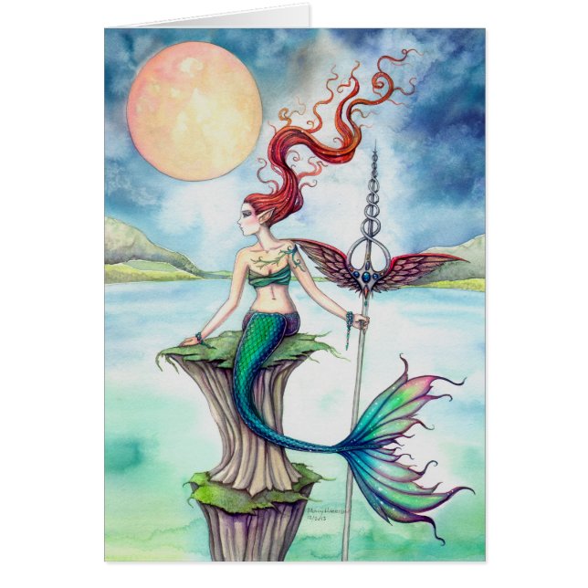Winds of Ireland Mermaid Imaginaire Art (Devant)