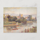 Windsor Castle and River Thames 1910 Briefkaart (Voorkant)