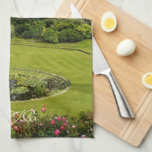 Windsor Castle - Edward III Tower en Moat Garden Theedoek (Quarter Fold)