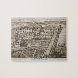 Windsor Castle, gegraveerd door Johannes Kip (c.16 Legpuzzel
