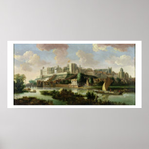 Windsor Castle, gezien vanuit de Thames, c.1700 (o Poster