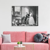 Windsor Castle in de moderne tijd Canvas Afdruk (Insitu (Woonkamer))