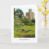 Windsor Castle Moat Gardens — Carte de félicitatio (Fleur jaune)