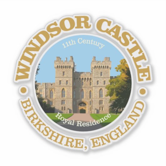 Windsor Castle Sticker (Voorkant)