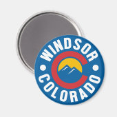 Windsor, Colorado Magneet (Voorkant / Achterkant)