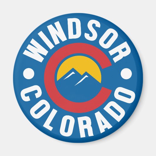 Windsor, Colorado Magneet (Voorkant)