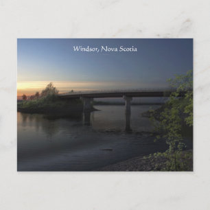 Windsor - Falmouth Bridge postkaart