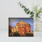 WINDSOR HOTEL, AMERICUS, GA BRIEFKAART (Staand voorkant)