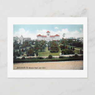Windsor Hotel Jacksonville Florida Vintage Postcar Briefkaart