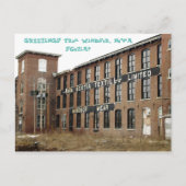 Windsor, Nova Scotia Textiles Mill Briefkaart (Voorkant)