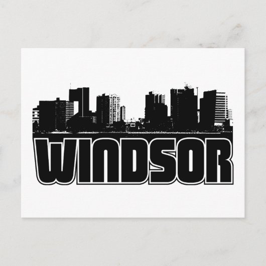 Windsor Skyline Briefkaart (Voorkant)