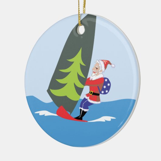 Windsurfbaar Santa Ornament (Links)