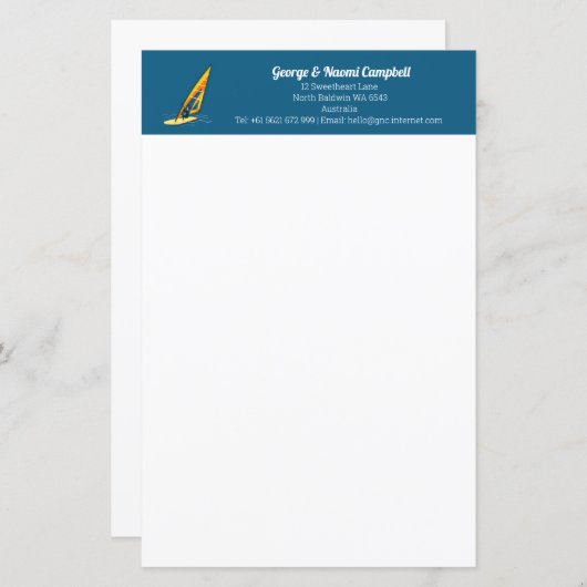 Windsurfen (Voorkant / Achterkant)