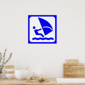 windsurfen-303772 windsurfen op windsurfen poster (Keuken)