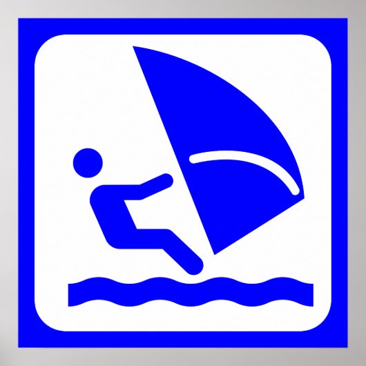 windsurfen-303772 windsurfen op windsurfen poster (Voorkant)