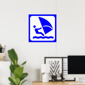 windsurfen-303772 windsurfen op windsurfen poster (Thuiskantoor)