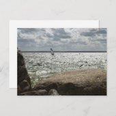 Windsurfen - briefkaart (Voorkant / Achterkant)