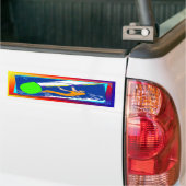 Windsurfen Bumpersticker (Op Truck)