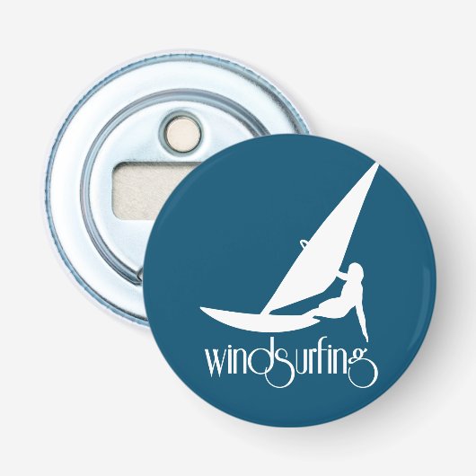 Windsurfen Button Flesopener (Voorkant)