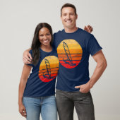 Windsurfen Gift Retro Sunset  T-shirt (Unisex)