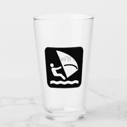 Windsurfen in Belize (Ambergris, Caulker, Caye) Glas (Voorkant)