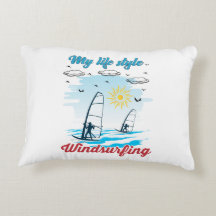Windsurfen is mijn levensstijl Accent Pillow