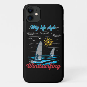 Windsurfen is mijn levensstijl iPhone 11 hoesje