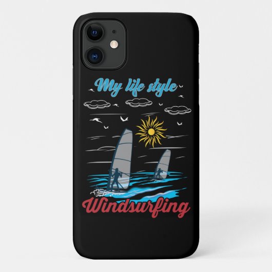 Windsurfen is mijn levensstijl Case-Mate iPhone case (Achterkant)