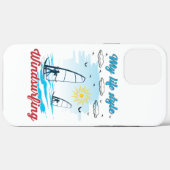 Windsurfen is mijn levensstijl Case-Mate iPhone case (Achterkant (horizontaal))