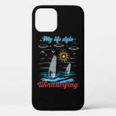 Windsurfen is mijn levensstijl Case-Mate iPhone case (Achterkant)