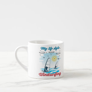 Windsurfen is mijn levensstijl espresso kop