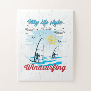 Windsurfen is mijn levensstijl legpuzzel