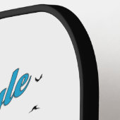 Windsurfen is mijn levensstijl pickleball paddle (Links Detail)