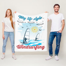 Windsurfen is mijn levensstijl vlinderbank