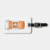 Windsurfen is mijn medicijn bagagelabel (Voorkant horizontaal)