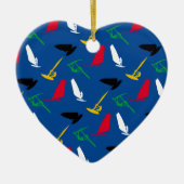 Windsurfen Keramisch Ornament (Voorkant)