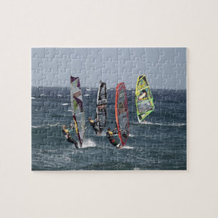 Windsurfen Oceaan Golven Sport Surfen Legpuzzel