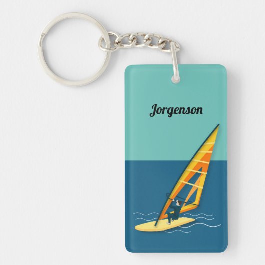 Windsurfen Sleutelhanger (Voorkant)