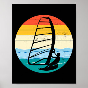 Windsurfen Windsurf Windsurfer Surf Water Sport Poster