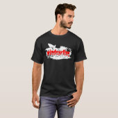 Windsurfende verslaafde t-shirt (Voorkant volledig)