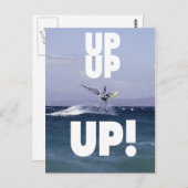 Windsurfer dans la carte postale aérienne (Devant / Derrière)