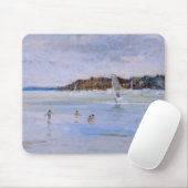 Windsurfer en Bathers Muismat (Met muis)