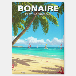 Windsurfers in Bonaire Nederlands Caribisch gebied Magneet