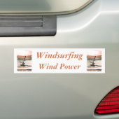 WINDSURFING BUMPERSTICKER (Op auto)